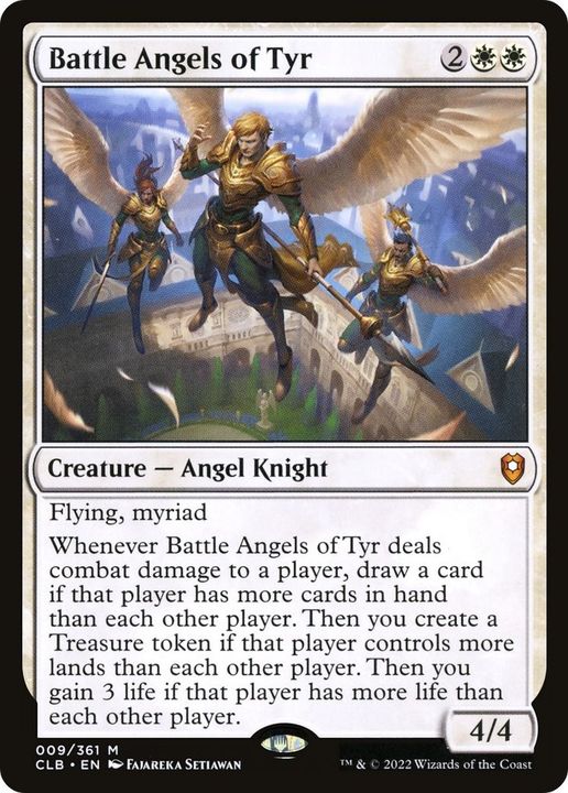 Battle Angels of Tyr in the group Magic the Gathering / Types / Colors / White at Proxyprinters.com (27941)