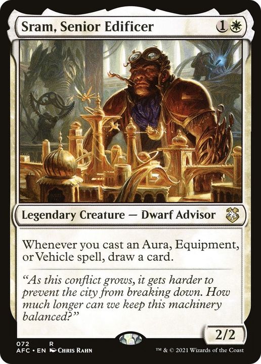 Sram, Senior Edificer in the group Magic the Gathering / Types / Colors / White at Proxyprinters.com (27953)