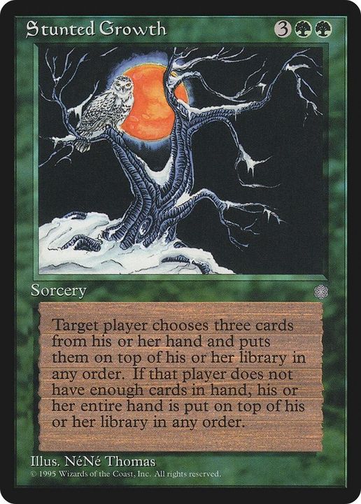 Stunted Growth in the group Magic the Gathering / Types / Colors / Green at Proxyprinters.com (27954)