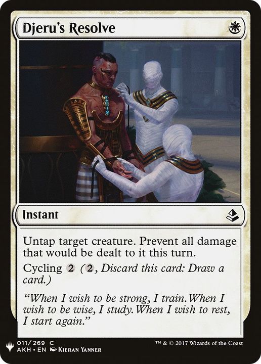 Djeru's Resolve in the group Magic the Gathering / Types / Colors / White at Proxyprinters.com (27987)