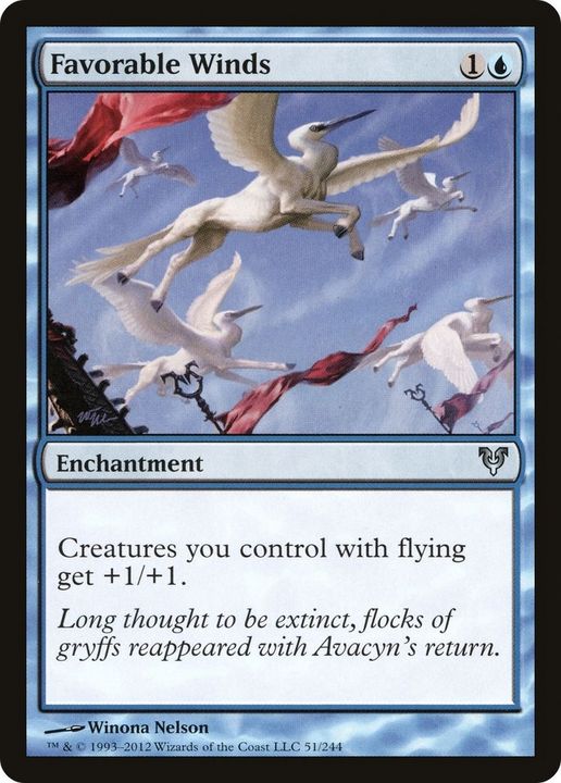 Favorable Winds in the group Magic the Gathering / Types / Enchantment / Enchantment at Proxyprinters.com (27999)