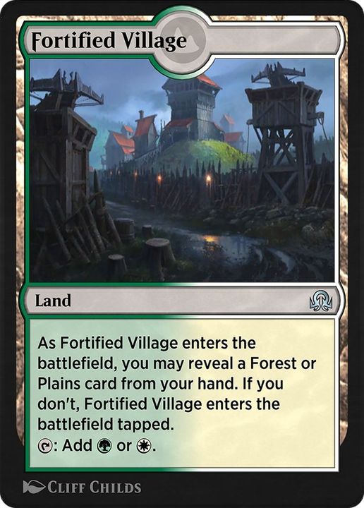 Fortified Village in the group Magic the Gathering / Types / Colors / Colorless at Proxyprinters.com (28003)