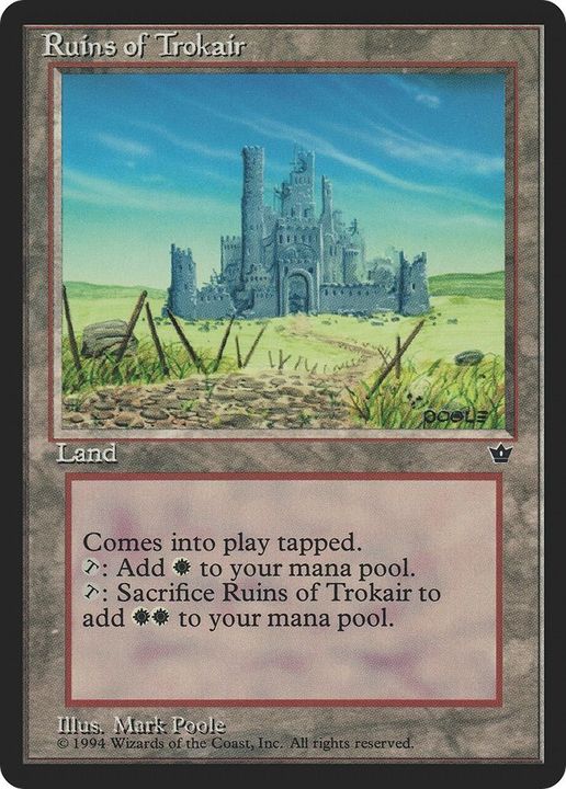 Ruins of Trokair in the group Magic the Gathering / Types / Colors / Colorless at Proxyprinters.com (28057)