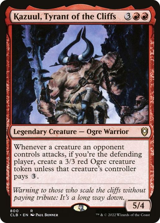 Kazuul, Tyrant of the Cliffs in the group Magic the Gathering / Types / Creatures / Warrior at Proxyprinters.com (28064)