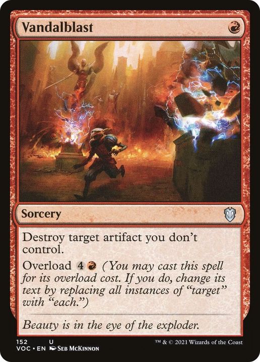 Vandalblast in the group Magic the Gathering / Sets / Crimson Vow Commander at Proxyprinters.com (28069)