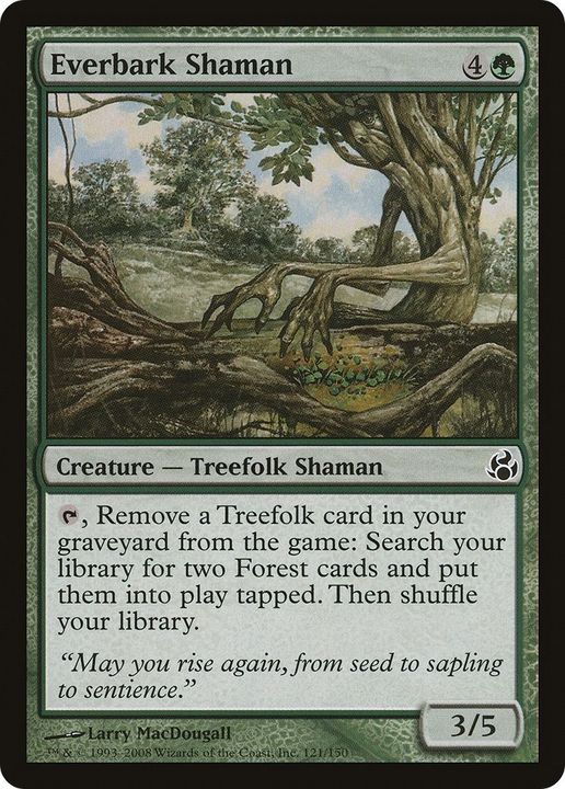 Everbark Shaman in the group Magic the Gathering / Sets / Morningtide Promos at Proxyprinters.com (2807)