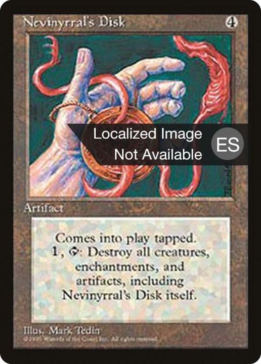 Nevinyrral's Disk in the group Magic the Gathering / Sets / Fourth Edition Foreign Black Border at Proxyprinters.com (28076)