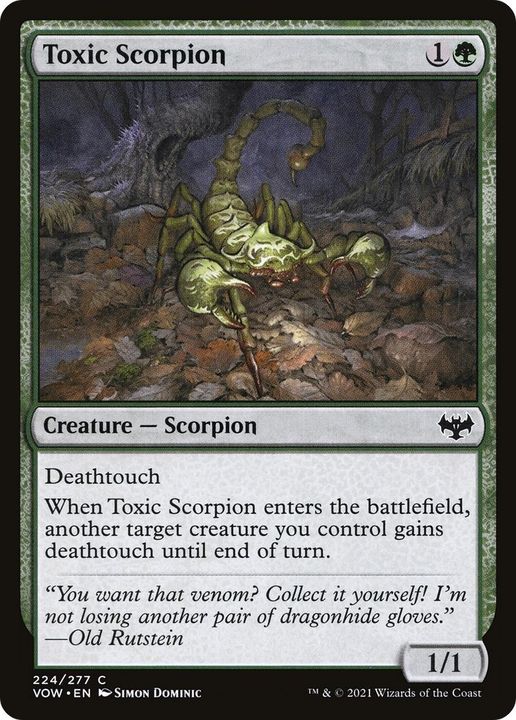 Toxic Scorpion in the group Advanced search at Proxyprinters.com (28094)