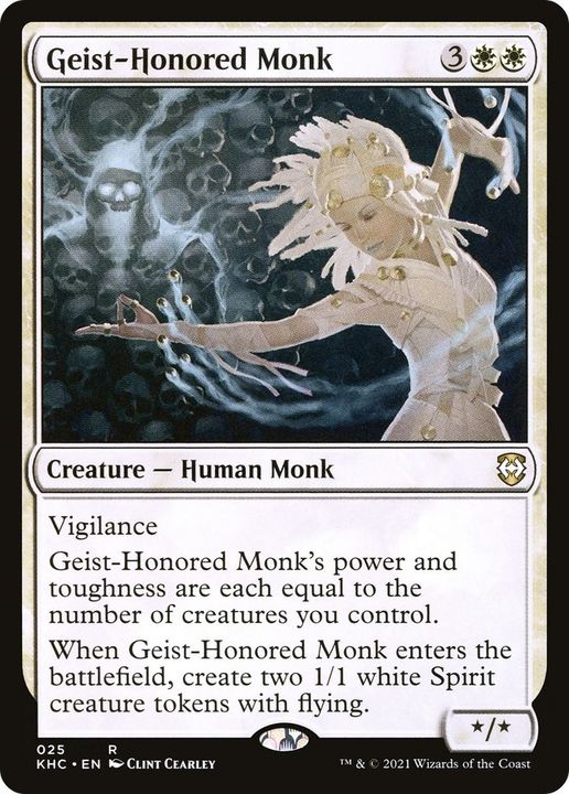 Geist-Honored Monk in the group Magic the Gathering / Types / Creatures / Human at Proxyprinters.com (28114)