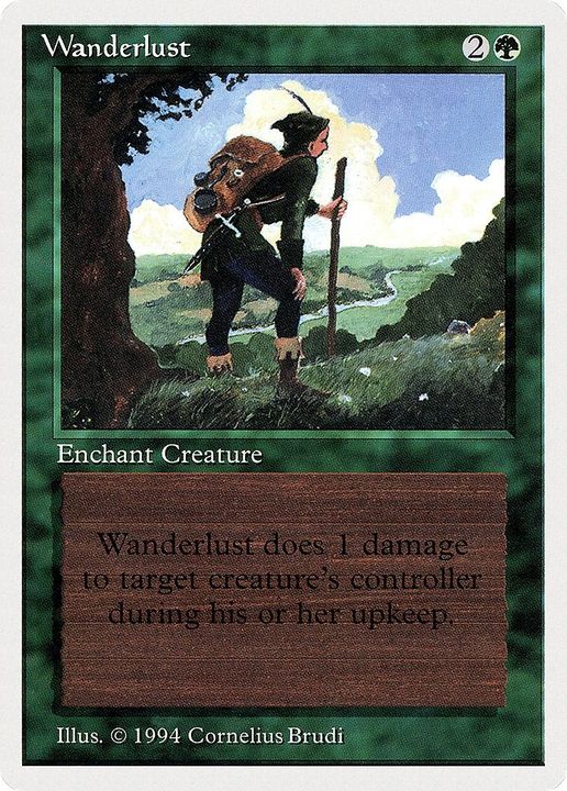 Wanderlust in the group Magic the Gathering / Types / Colors / Green at Proxyprinters.com (2812)