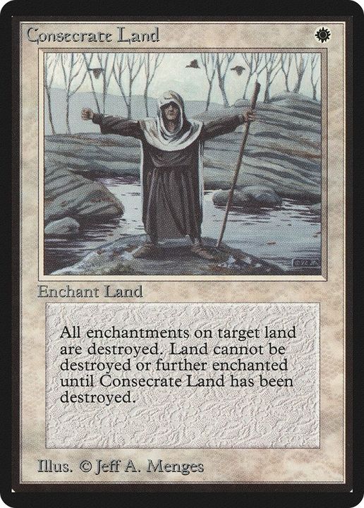 Consecrate Land in the group Magic the Gathering / Types / Colors / White at Proxyprinters.com (2813)