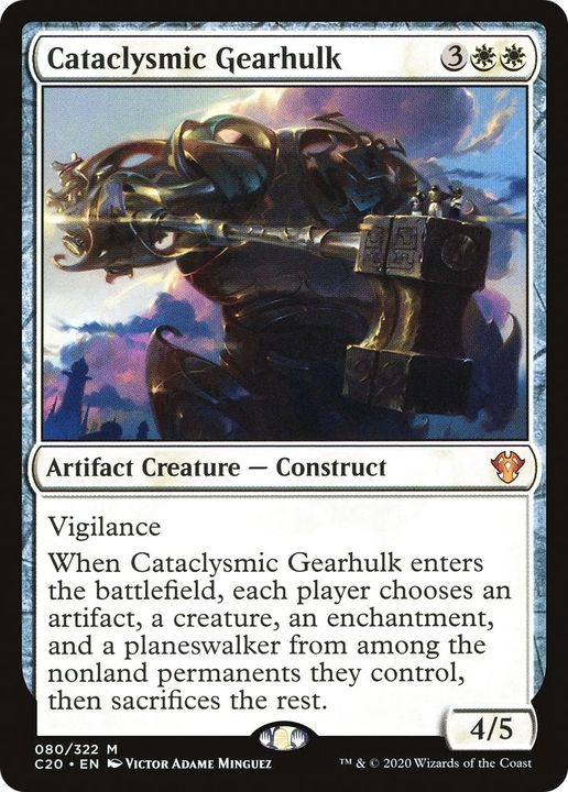 Cataclysmic Gearhulk in the group Magic the Gathering / Types / Colors / White at Proxyprinters.com (28133)