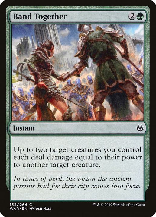 Band Together in the group Magic the Gathering / Types / Colors / Green at Proxyprinters.com (28135)