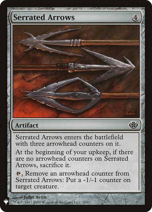 Serrated Arrows in the group Magic the Gathering / Sets / The List at Proxyprinters.com (28140)