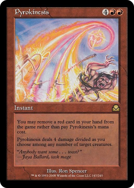 Pyrokinesis in the group Magic the Gathering / Sets / Mercadian Masques at Proxyprinters.com (28154)