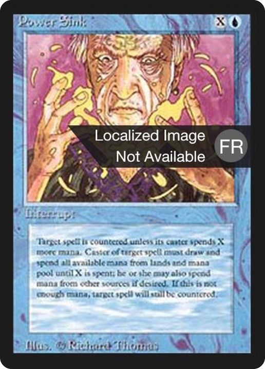 Power Sink in the group Magic the Gathering / Sets / Foreign Black Border at Proxyprinters.com (28160)