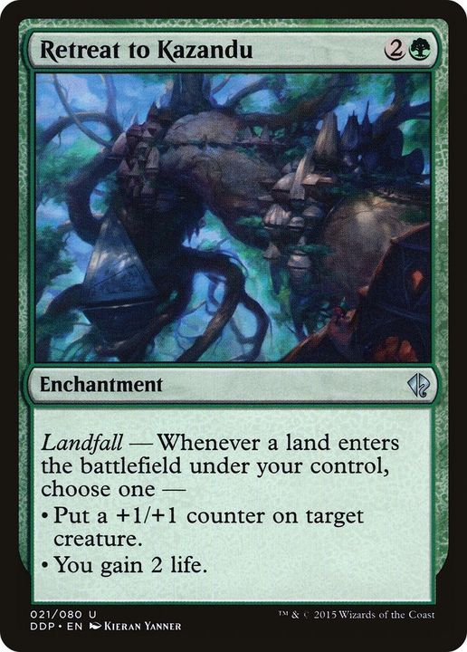 Retreat to Kazandu in the group Magic the Gathering / Types / Enchantment / Enchantment at Proxyprinters.com (28170)