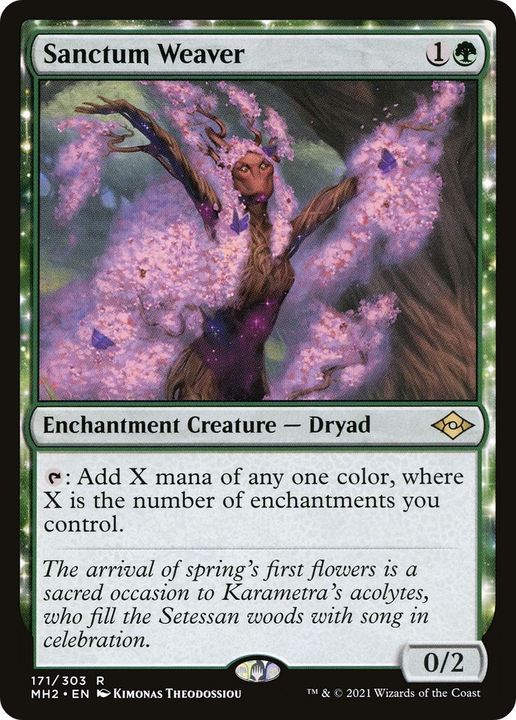 Sanctum Weaver in the group Magic the Gathering / Types / Colors / Green at Proxyprinters.com (28183)