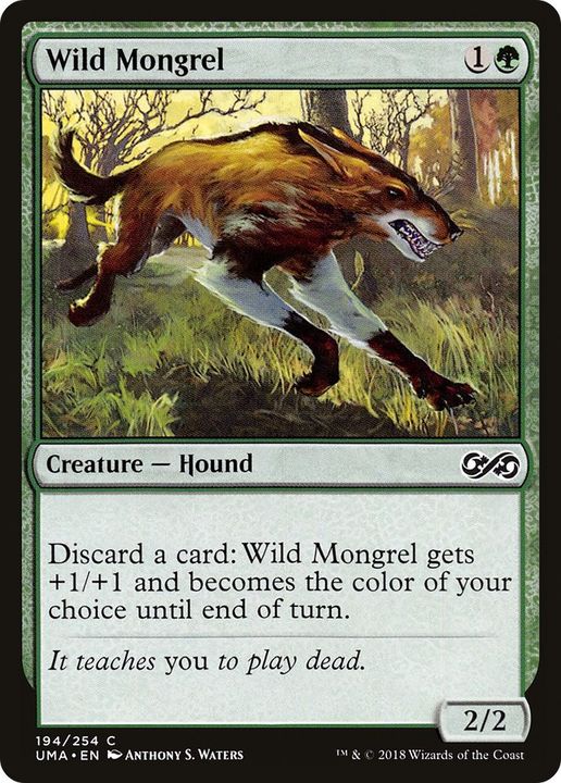 Wild Mongrel in the group Magic the Gathering / Types / Colors / Green at Proxyprinters.com (28215)