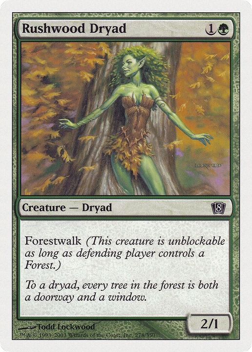 Rushwood Dryad in the group Magic the Gathering / Types / Colors / Green at Proxyprinters.com (28224)