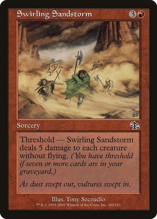 Swirling Sandstorm in the group Magic the Gathering / Types / Colors / Red at Proxyprinters.com (28254)