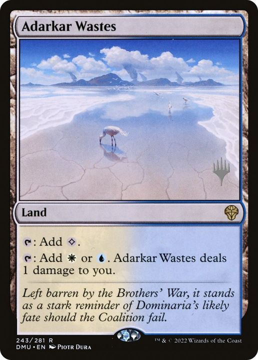 Adarkar Wastes in the group Magic the Gathering / Sets / Dominaria United Promos at Proxyprinters.com (28272)