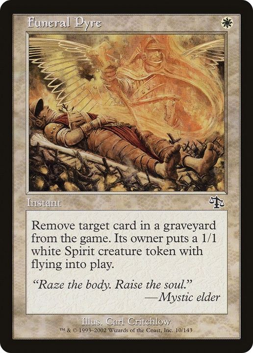 Funeral Pyre in the group Magic the Gathering / Types / Colors / White at Proxyprinters.com (28280)