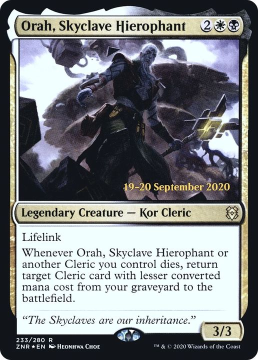 Orah, Skyclave Hierophant in the group Magic the Gathering / Sets / Zendikar Rising Promos at Proxyprinters.com (28290)