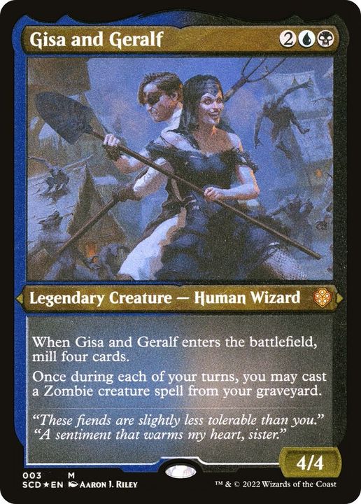 Gisa and Geralf in the group Magic the Gathering / Sets / Starter Commander Decks at Proxyprinters.com (28295)