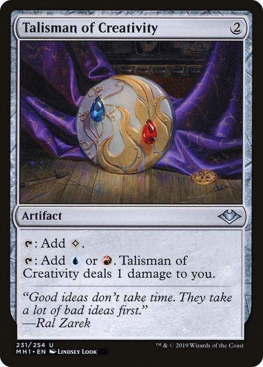 Talisman of Creativity in the group Magic the Gathering / Sets / Modern Horizons 2 at Proxyprinters.com (28320)