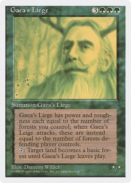 Gaea's Liege in the group Magic the Gathering / Types / Colors / Green at Proxyprinters.com (28321)