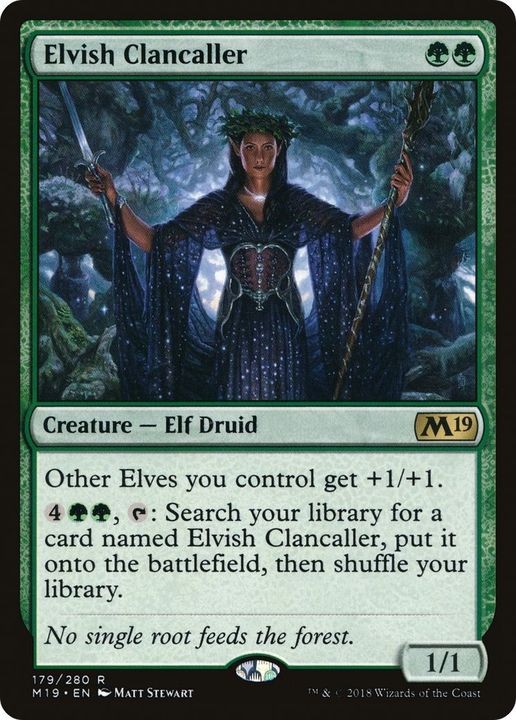 Elvish Clancaller in the group Magic the Gathering / Types / Creatures / Elf at Proxyprinters.com (28328)