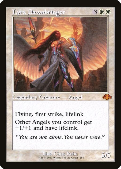 Lyra Dawnbringer in the group Magic the Gathering / Types / Colors / White at Proxyprinters.com (28332)