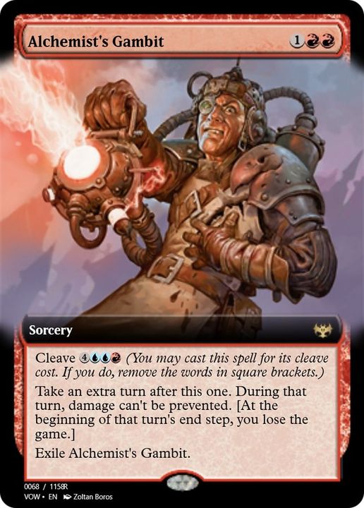 Alchemist's Gambit in the group Magic the Gathering / Types / Colors / Red at Proxyprinters.com (28346)