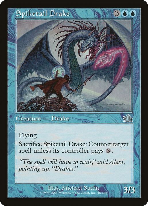 Spiketail Drake in the group Magic the Gathering / Types / Colors / Blue at Proxyprinters.com (28350)