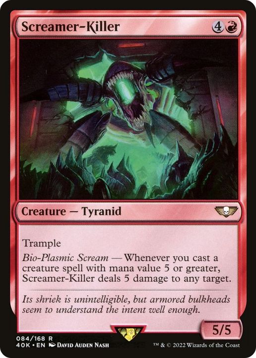 Screamer-Killer in the group Magic the Gathering / Sets / Warhammer 40,000 Tokens at Proxyprinters.com (2838)