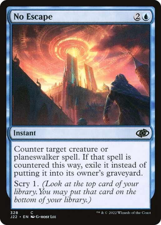 No Escape in the group Magic the Gathering / Types / Colors / Blue at Proxyprinters.com (28383)