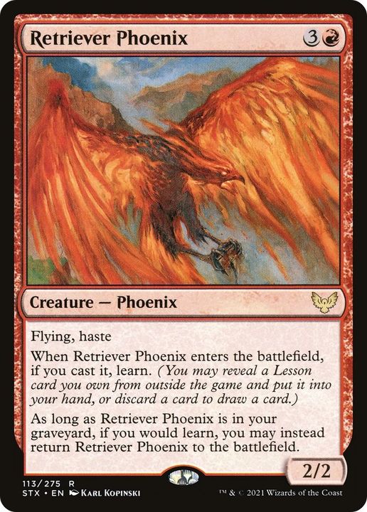 Retriever Phoenix in the group Magic the Gathering / Types / Colors / Red at Proxyprinters.com (28403)