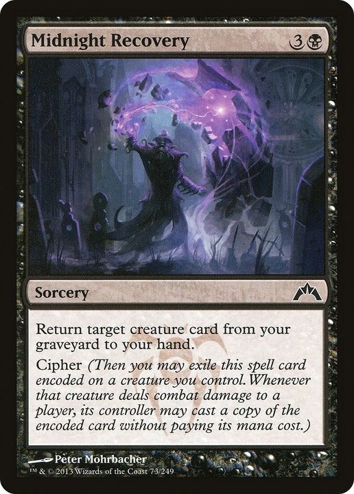 Midnight Recovery in the group Magic the Gathering / Types / Colors / Black at Proxyprinters.com (28438)