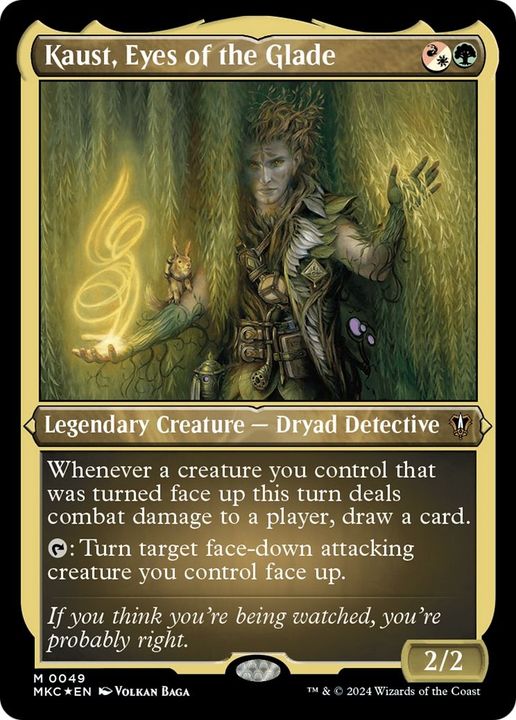 Kaust, Eyes of the Glade in the group Magic the Gathering / Types / Colors / Multicolors / G, R, W at Proxyprinters.com (28453)