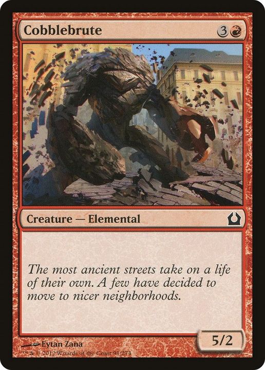 Cobblebrute in the group Magic the Gathering / Types / Colors / Red at Proxyprinters.com (28460)