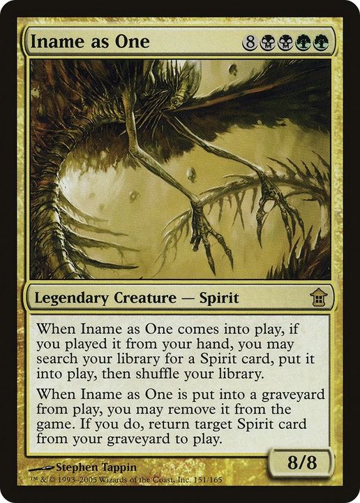 Iname as One in the group Magic the Gathering / Types / Colors / Multicolors / B, G at Proxyprinters.com (28483)