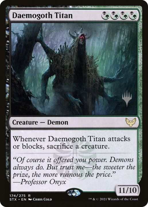 Daemogoth Titan in the group Magic the Gathering / Types / Colors / Multicolors / B, G at Proxyprinters.com (2849)