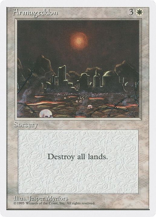 Armageddon in the group Magic the Gathering / Types / Colors / White at Proxyprinters.com (2852)