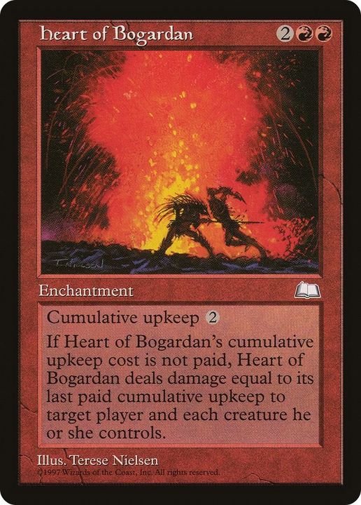 Heart of Bogardan in the group Magic the Gathering / Types / Enchantment / Enchantment at Proxyprinters.com (28524)