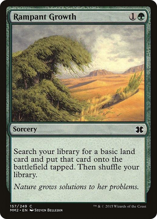 Rampant Growth in the group Magic the Gathering / Types / Colors / Green at Proxyprinters.com (2854)