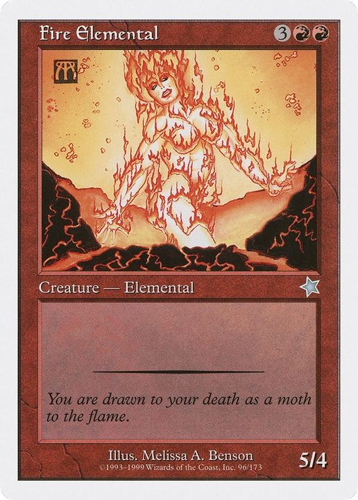 Fire Elemental in the group Magic the Gathering / Sets / Starter 1999 at Proxyprinters.com (28543)