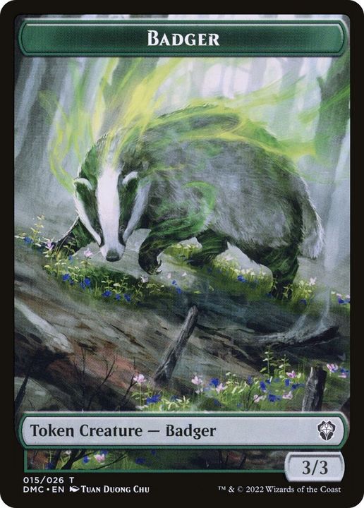 Badger in the group Magic the Gathering / Types / Colors / Green at Proxyprinters.com (28550)