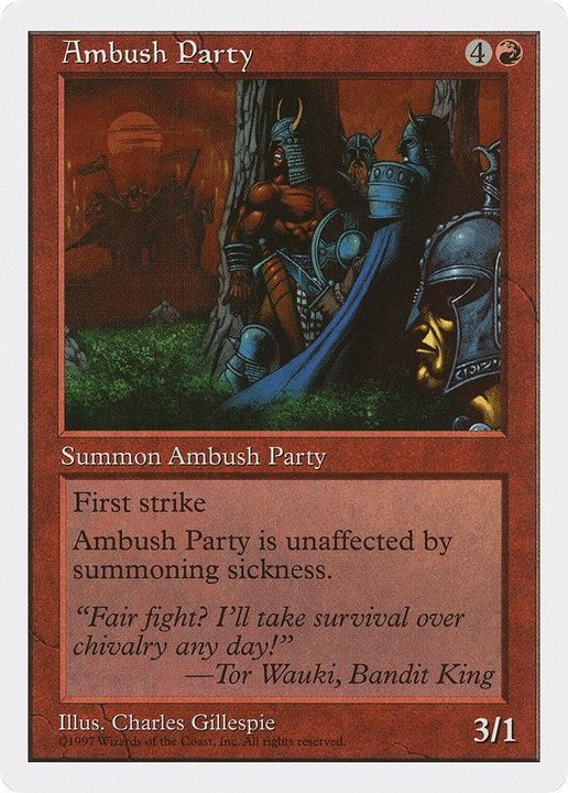 Ambush Party in the group Magic the Gathering / Types / Creatures / Human at Proxyprinters.com (28557)