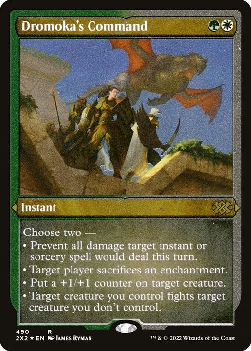 Dromoka's Command in the group Magic the Gathering / Types / Colors / Multicolors / G, W at Proxyprinters.com (28593)